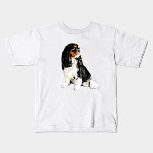 Cavalier King Charles Spaniel Tri Elegance Kids T-Shirt